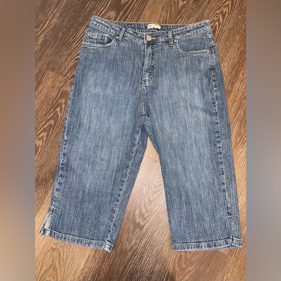 Vintage Lee Just Below The Waist Capri Jeans Size 12M - Picture 1 of 6